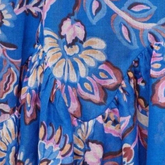MNG Mango Blue Floral Maxi Dress - Picture 5 of 10